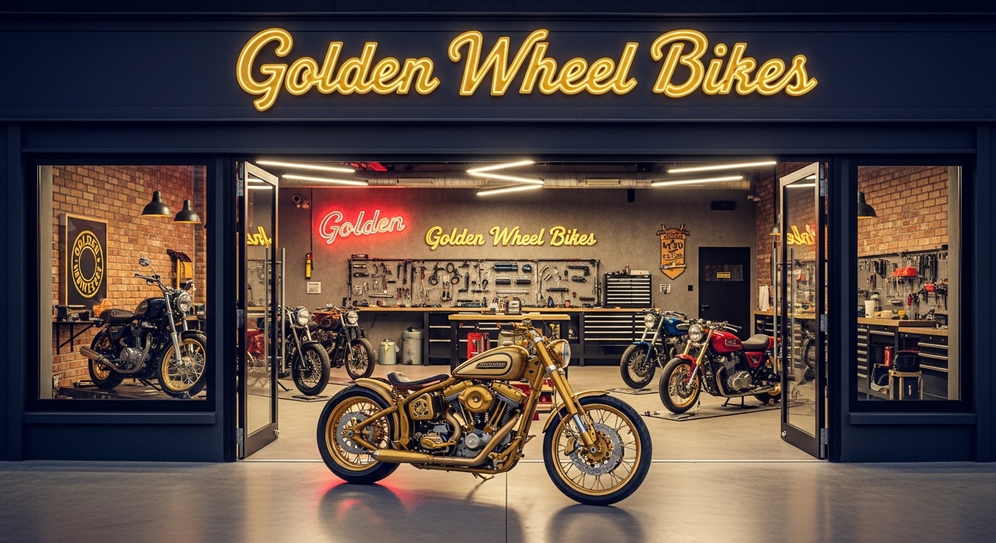 Golden Wheel Bike